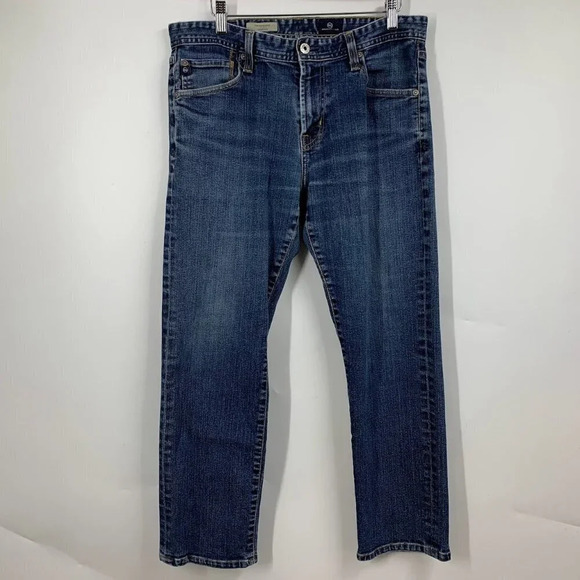 AG Adriano Goldschmied Men's‎ The Graduate Tailored Leg Stretch Jeans Size 33x36 - Picture 1 of 15